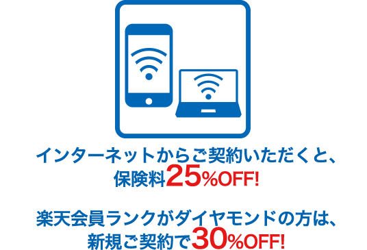 �C���^�[�l�b�g���炲�_�񂢂������ƁA�ی���25%OFF!�y�V��������N���_�C�������h�̕��́A�V�K���_���30%OFF!